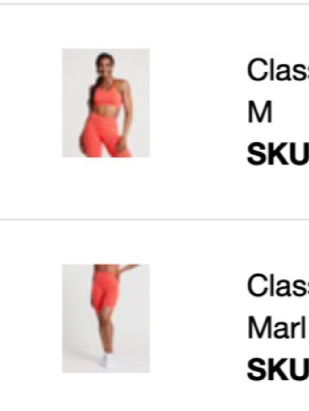 Oner Active Cycling Shorts- Coral